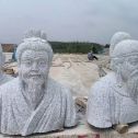 天津 白麻花岗岩石材人物立体雕刻