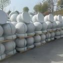 天津 白麻花岗岩石材圆球，石球，挡车球，隔离球，景观石球，风水球等