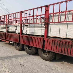 天津 白麻荔枝面外墙干挂，工厂装车日常