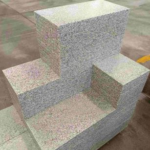 天津 白麻花岗岩荔枝面地铺石