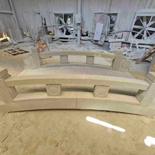 天津 芝麻灰花岗岩异形加工-拱桥，石桥