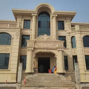 天津 黄金麻花岗岩别墅外墙干挂