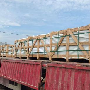 天津 芝麻白花岗岩地铺石出口专车-泰国游