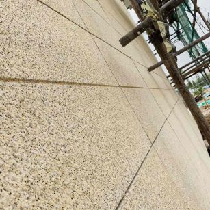 天津 黄金麻花岗岩荔枝面外墙干挂石材效果示例