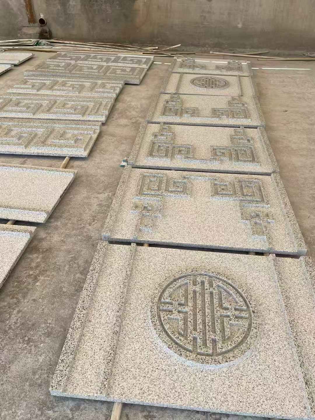 天津 白麻花岗岩外墙立面雕刻板