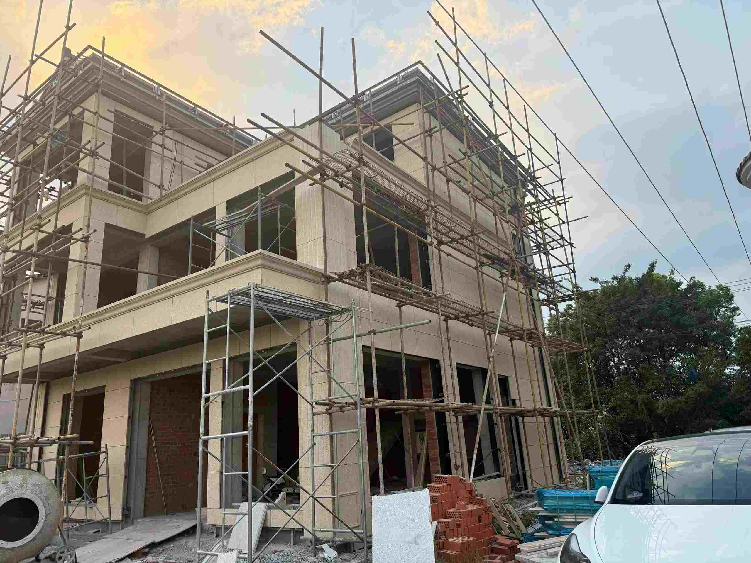 天津 黄金麻荔枝面花岗岩外墙干挂