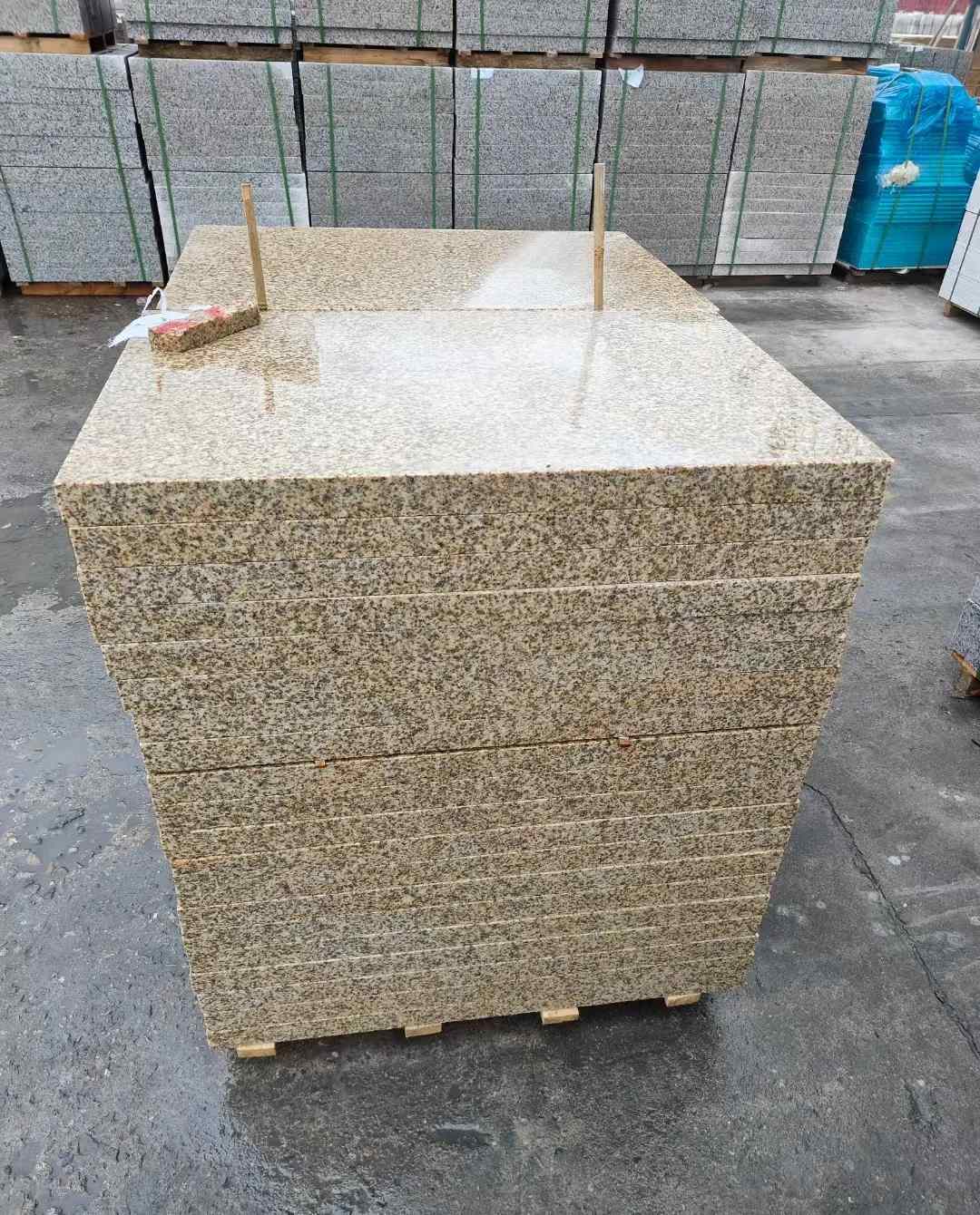 天津 湖北黄金麻花岗岩石材荔枝面外墙石材