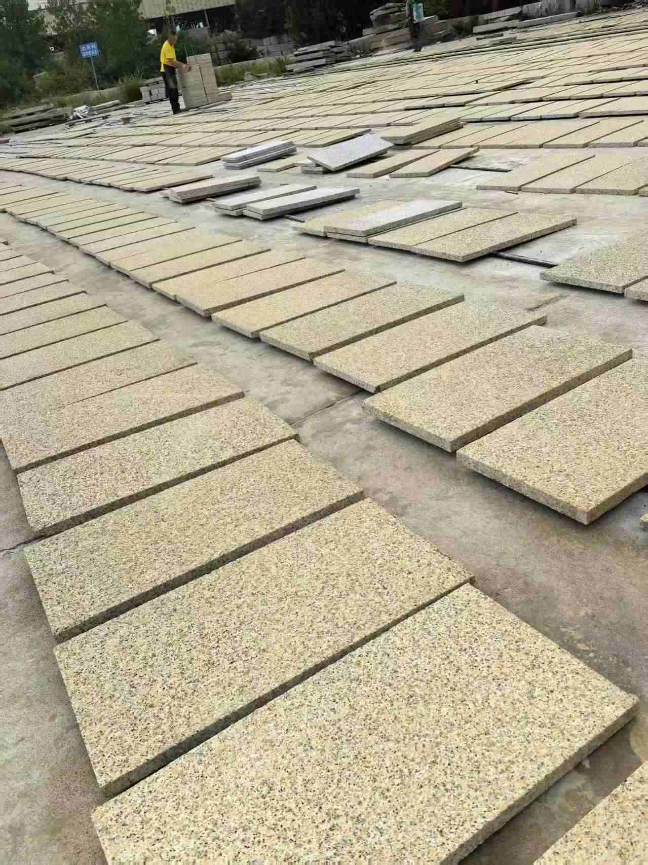 天津 黄金麻荔枝地铺石面排板