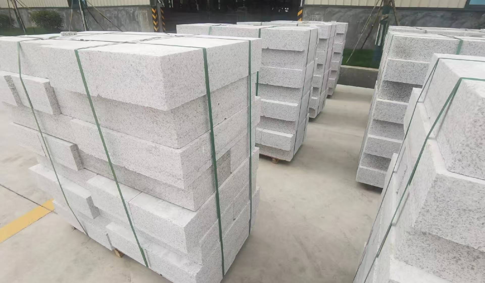 天津 白麻花岗岩路沿石，立缘石，平缘石，路牙石，道牙石，马路牙子等