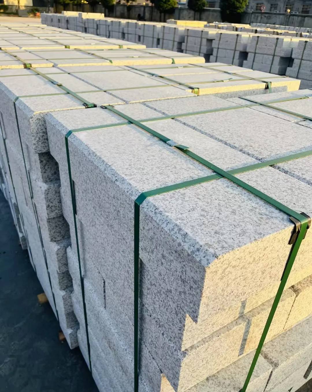 天津 白麻花岗岩路沿石，马路牙子，路缘石，平石，立缘石等