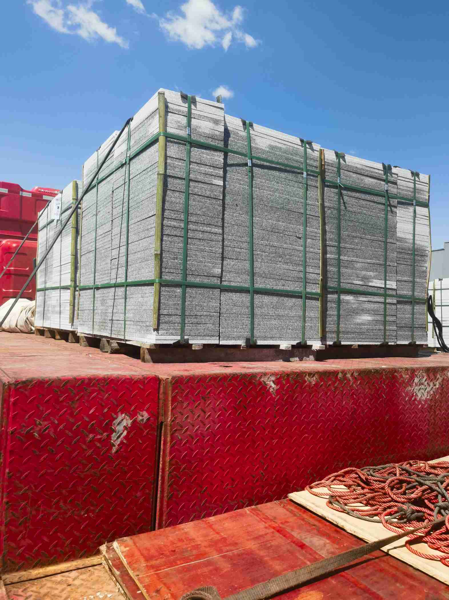 天津 芝麻白火烧规格板地铺石300*600/600*600