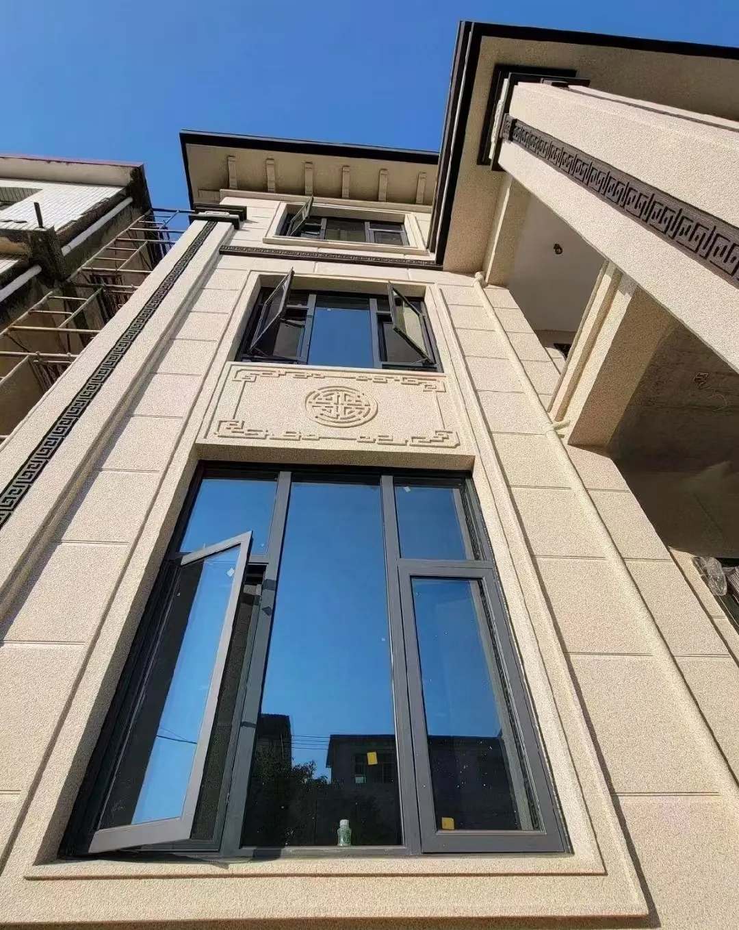 天津 黄金麻荔枝面别墅外墙干挂效果展示